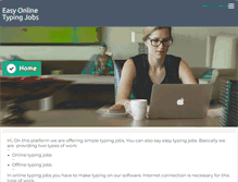 Tablet Screenshot of easytypingjobs.org
